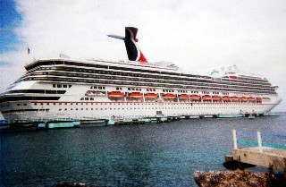 Photo of the Carnival Freedom goes here. 