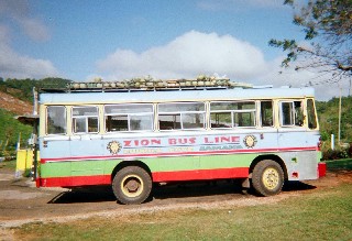 Photo of the Zion Bus Line bus to Nine Mile goes here.