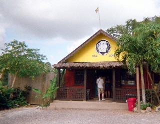 Photo of the Bob Marley gift store goes here.