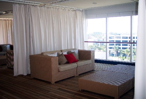 Photo of new rattan-like furniture goes here.
