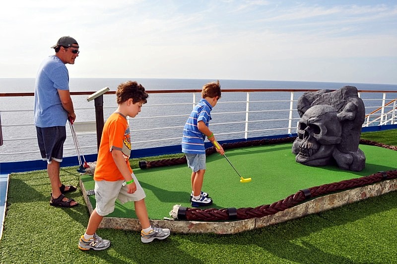 Photo of miniature golf course goes here.*