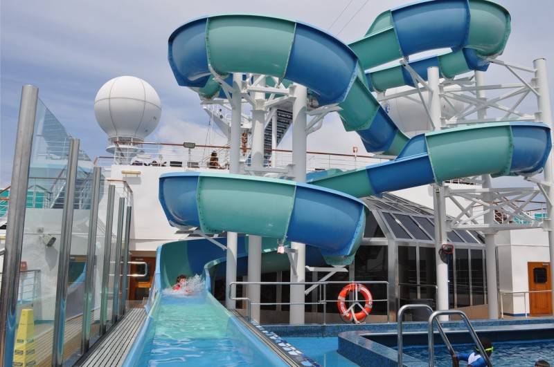 Photo of Water Slide on Carnival Splendor goes here.*
