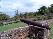 Photo of fort and cannon goes here.