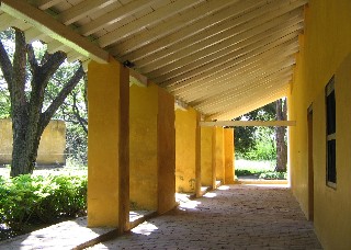 Photo of hacienda patio goes here.