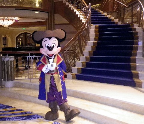 Photo of Mickey in a pirate outfit goes here.