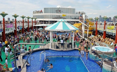 Photo of pool deck goes here.*